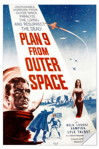 Sisustustarra Plan 9 from Outer Space