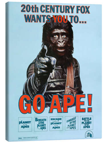 Canvas print Planet of the Apes