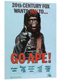 Foam board print Planet of the Apes