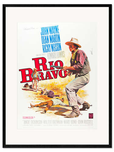 Gerahmter Kunstdruck Rio Bravo