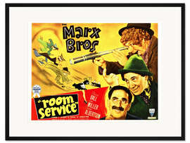 Gerahmter Kunstdruck Room Service