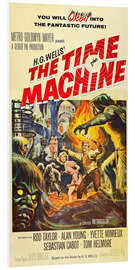 Foam board print THE TIME MACHINE, Yvette Mimieux, Rod Taylor