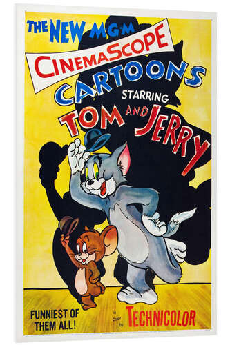 Foam board print Tom and Jerry (1955)