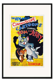 Gerahmter Kunstdruck Tom und Jerry (englisch)