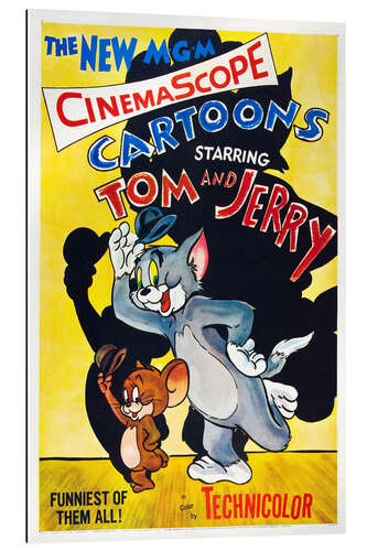 Gallery print TOM AND JERRY, from left: Jerry the Mouse, Tom the cat, 1955