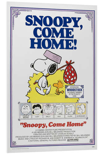 Foam board print Snoopy, Come Home!