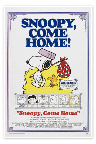 Poster Snoopy (englisch)