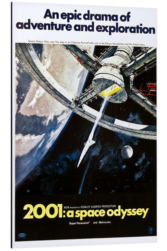 Stampa su alluminio 2001: A Space Odyssey (2001: Odissea nello spazio)