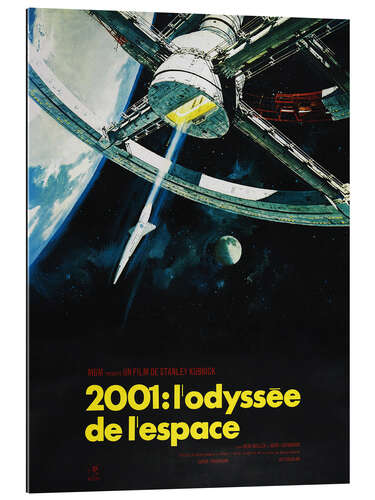 Galleritryk 2001: l'Odyssée de l'espace (Rumrejsen år 2001, fransk)