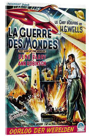 Quadro em acrílico THE WAR OF THE WORLDS 1953