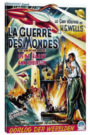 Canvas print THE WAR OF THE WORLDS 1953