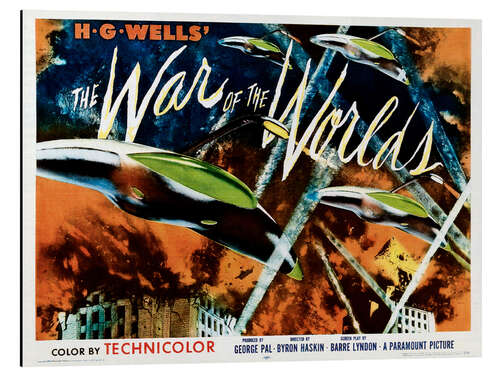 Aluminium print The War of the Worlds