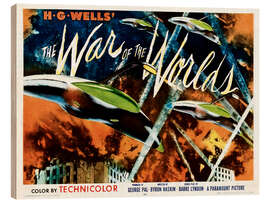 Trätavla The War of the Worlds