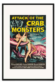 Gerahmter Kunstdruck Attack of the Crab Monsters 