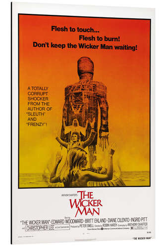 Aluminium print THE WICKER MAN