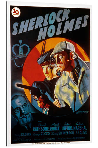 Print på aluminium The Adventures of Sherlock Holmes