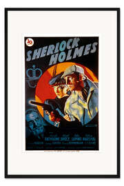 Gerahmter Kunstdruck Die Abenteuer des Sherlock Holmes (englisch)