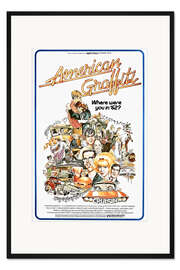 Gerahmter Kunstdruck American Graffiti