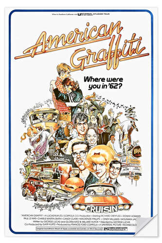 Wall sticker American Graffiti