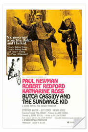 Selvklebende plakat Butch Cassidy and the Sundance Kid