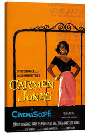 Stampa su tela CARMEN JONES, Dorothy Dandridge, 1954.20th Century Fox Film Corp.