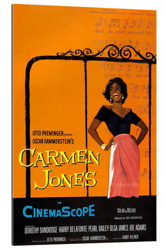 Gallery print CARMEN JONES, Dorothy Dandridge, 1954.20th Century Fox Film Corp.