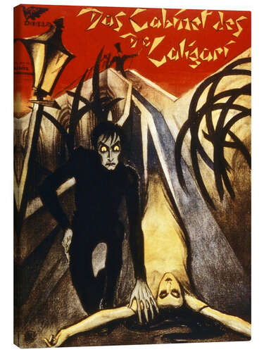 Lærredsbillede Das Cabinet des Dr. Caligari (Dr. Caligaris kabinet, tysk)