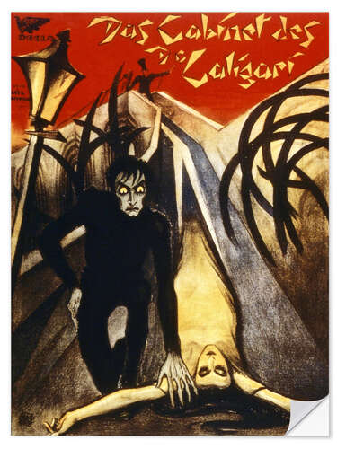 Sticker mural Le Cabinet du docteur Caligari (allemand)