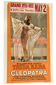 Acrylglasbild Cleopatra (1917 )