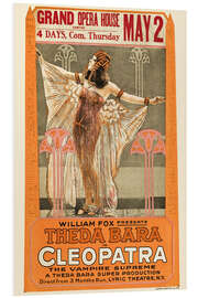 PVC print CLEOPATRA, Theda Bara, 1917