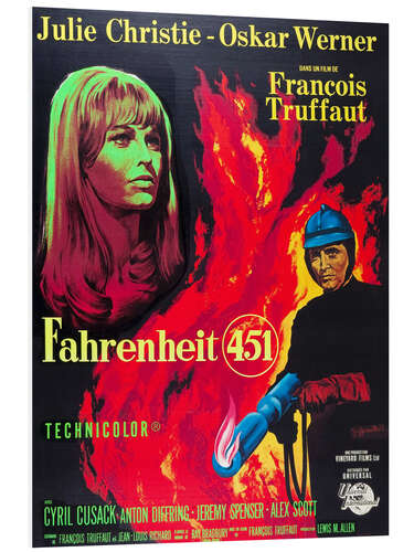 Foam board print Fahrenheit 451