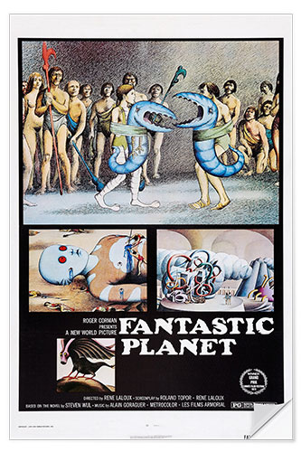 Naklejka na ścianę Fantastic Planet 