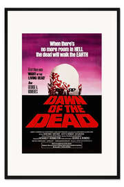 Gerahmter Kunstdruck Zombie (englisch)