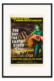 Gerahmter Kunstdruck Der Tag, an dem die Erde stillstand (englisch)