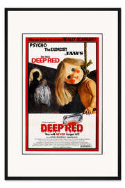 Gerahmter Kunstdruck Rosso - Farbe des Todes (englisch)