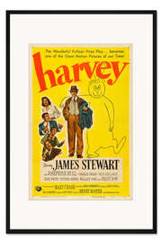 Gerahmter Kunstdruck Mein Freund Harvey (englisch)