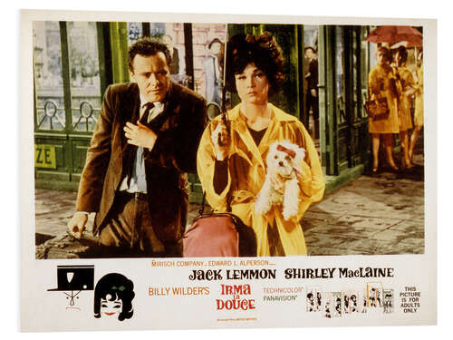 Tableau en PVC Irma la Douce (anglais)