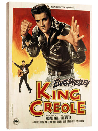 Obraz na drewnie King Creole