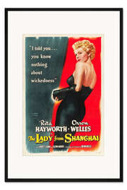 Gerahmter Kunstdruck Die Lady von Shanghai (englisch)