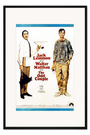 Gerahmter Kunstdruck Ein seltsames Paar (englisch)