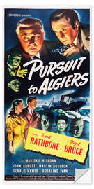 Sisustustarra PURSUIT TO ALGIERS, Basil Rathbone, Nigel Bruce, Marjorie Riordan, Rosalind Ivan, Martin Kosleck, Jo