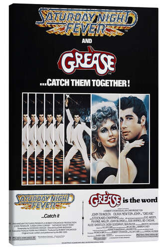 Lienzo Saturday Night Fever / Grease