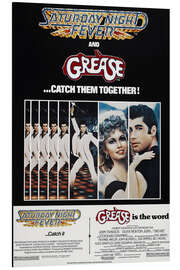 Magnettafel Saturday Night Fever - Grease