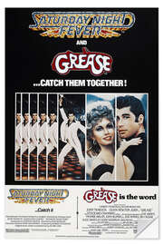 Vinilo para la pared Saturday Night Fever / Grease