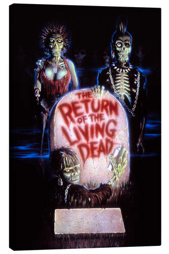 Tableau sur toile Le Retour des morts-vivants (anglais)