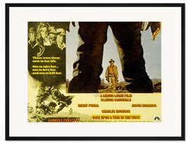 Gerahmter Kunstdruck Spiel mir das Lied vom Tod (englisch)