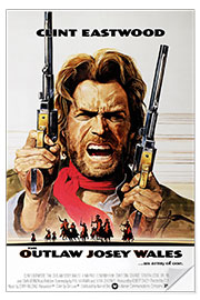 Selvklebende plakat The Outlaw Josey Wales 