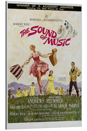 Aluminium print The sound of music