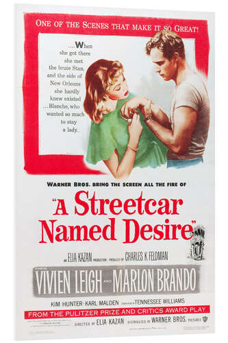 Foam board print A Streetcar Named Desire