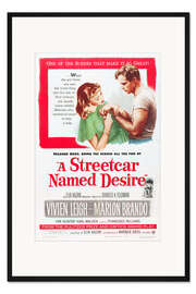 Gerahmter Kunstdruck Endstation Sehnsucht (englisch)